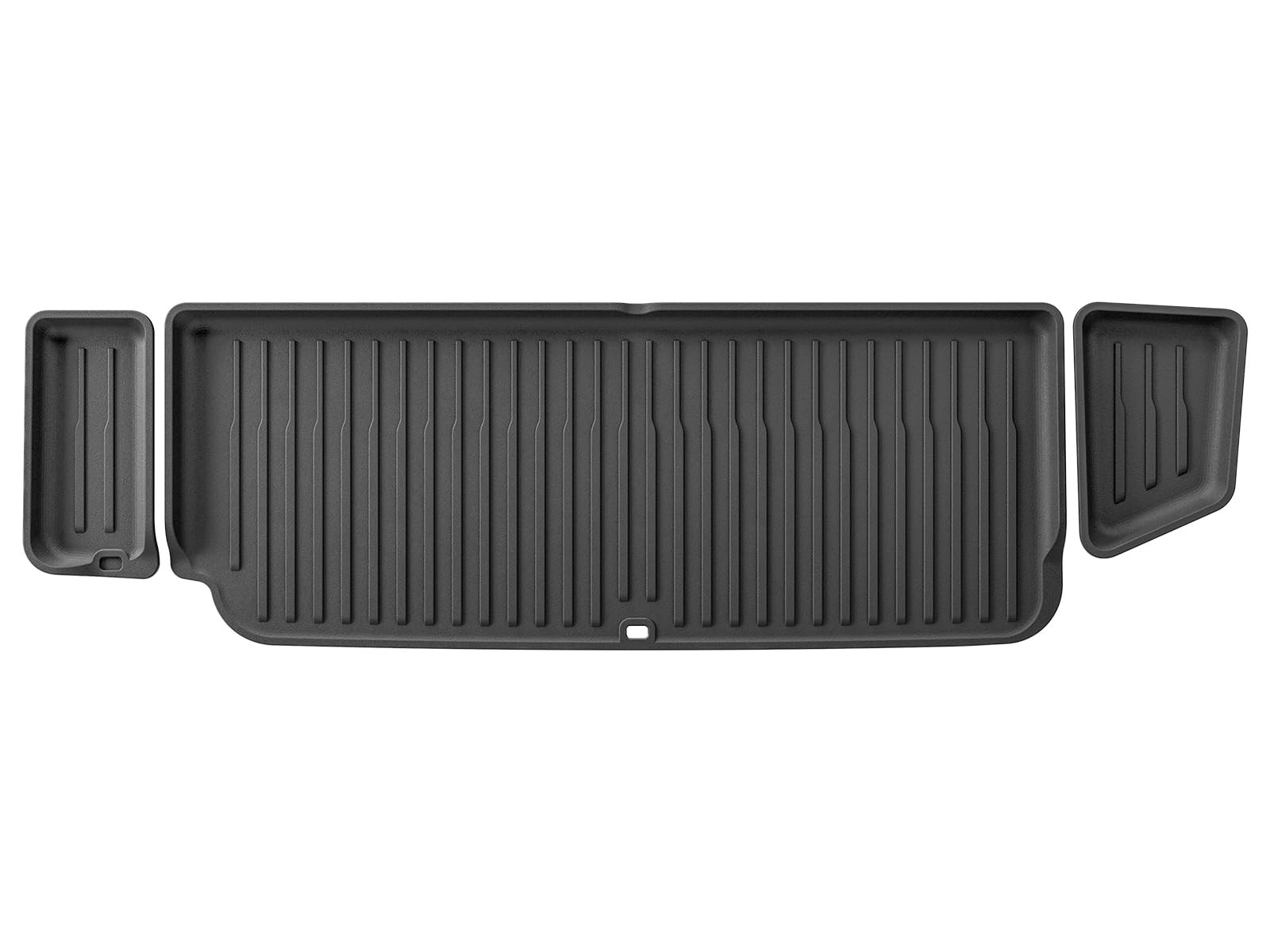 LUCKEASY Piano Type for Tesla Model X 2023 New Six Seven Seaters Floor Mats Best Tesla Cargo Liners Rear Trunk Pads Reliable Quality TPE Black(SPX189-