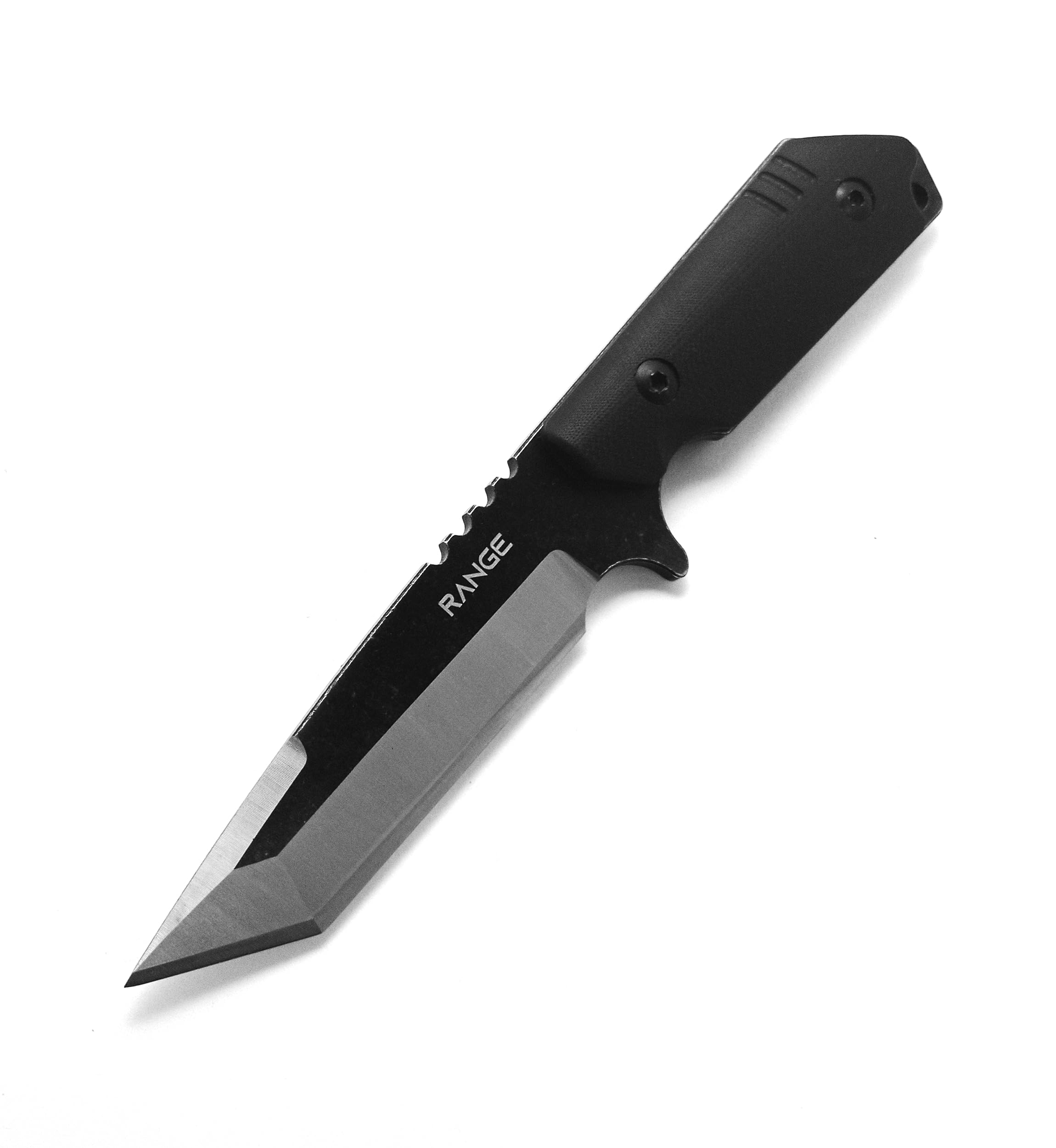 Range HK08 Coltello da caccia in acciaio inox 420, 22,8 cm, lama 11,7 cm x 11,1 cm impugnatura antiscivolo G10