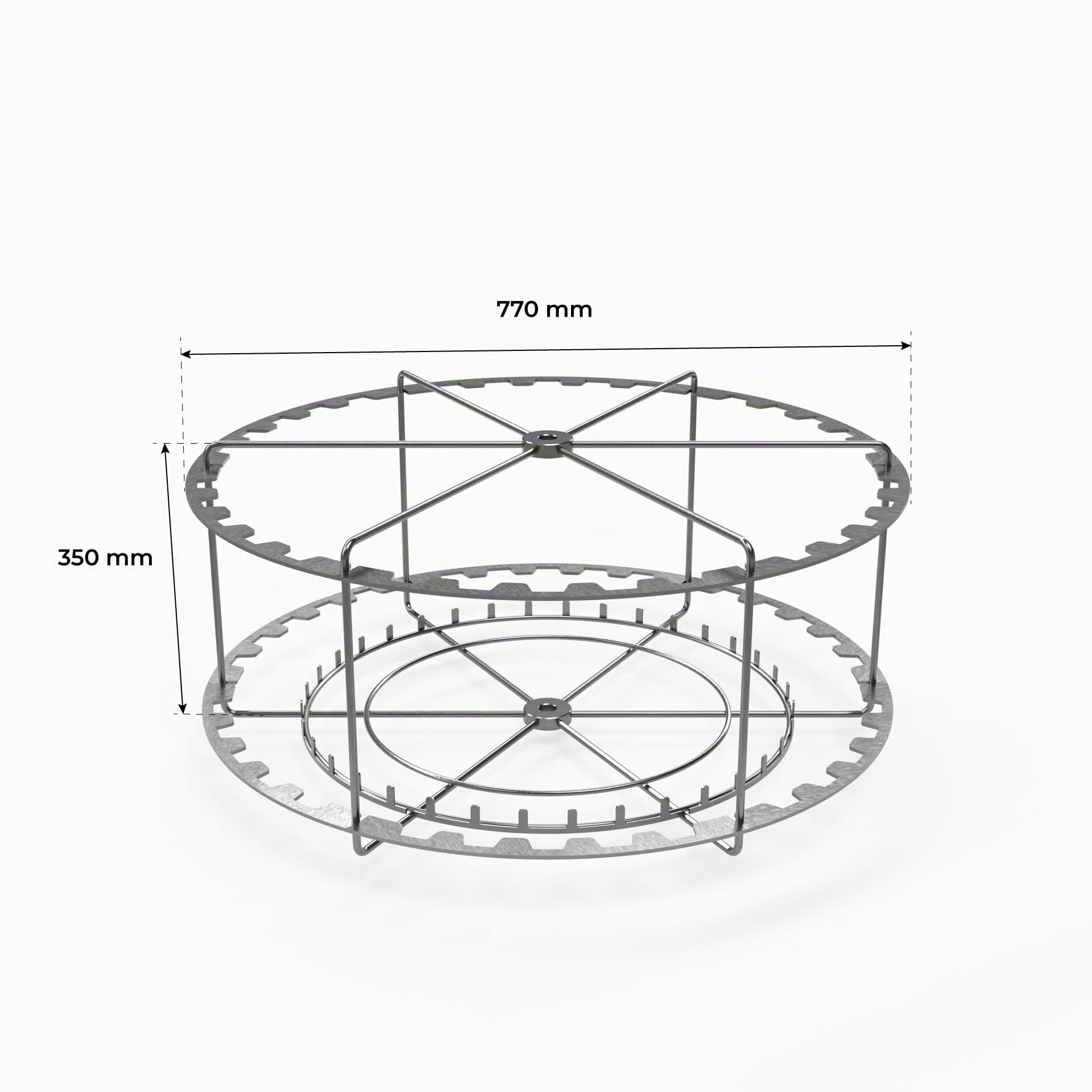 SAF Natura Honigschleuder elektrisch radial | 20 Waben | Dadant US Rahmen | 12 x Langstroth Rahmen | intuitive Steuerung | Edelstahl | Imkereibedarf | MITO