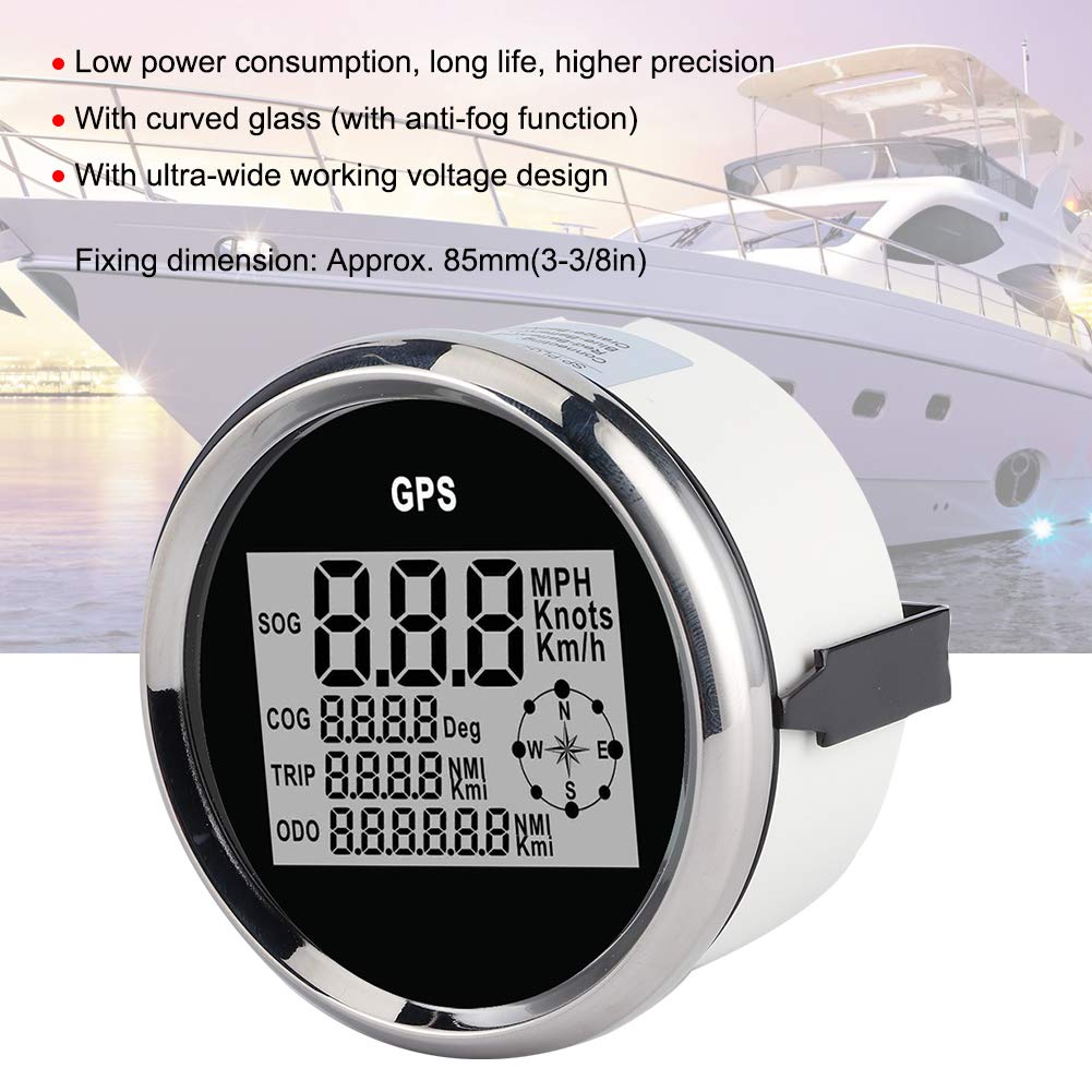 Compteur de Vitesse GPS 85 Mm avec Conception étanche