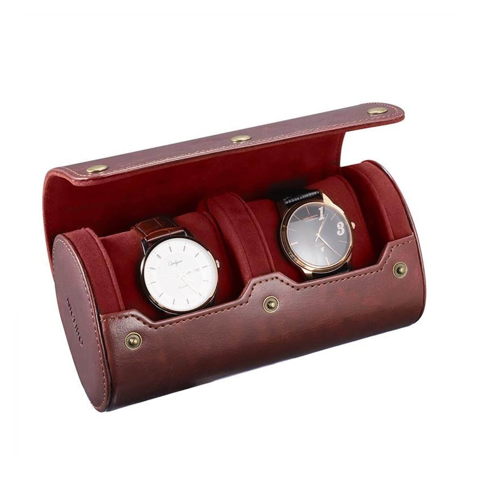 Montre organisateur de stockage en cuir PU finitions premium