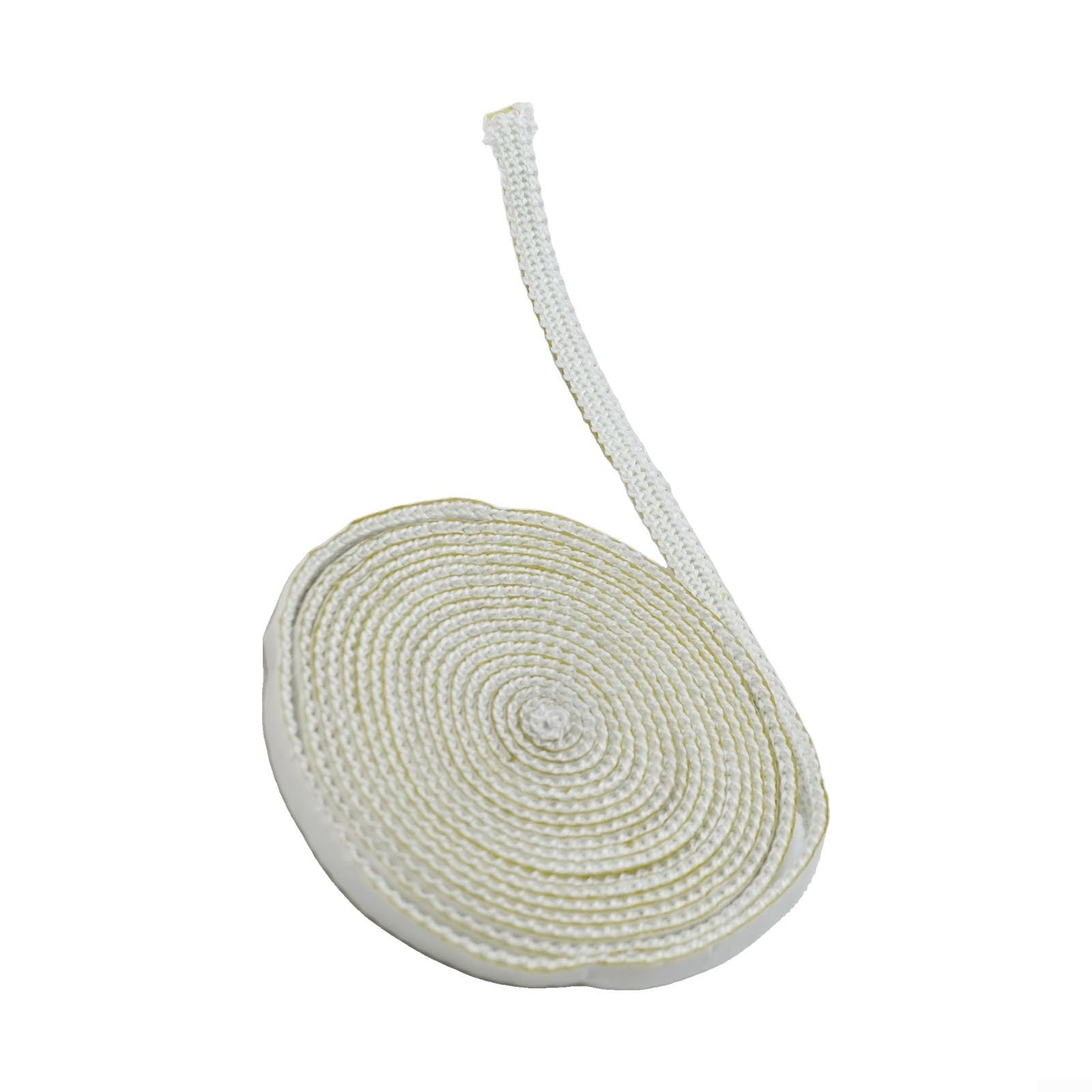 Guarnizione in corda di vetroresina, Guarnizione piatta in fibra di vetro for stufa a legna, 10 mm x 3, bianca, 200-400 cm(300CM)