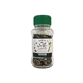 Kameya Premium Wasabi Furikake - 1.7 oz - Rice Seasoning - No MSG, No Coloring - Product of Shizuoka, Japan