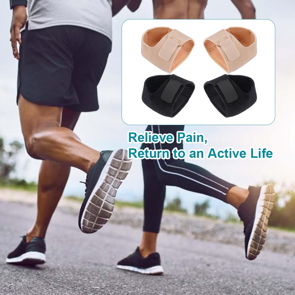 4 Piezas Taloneras Fascitis Plantar, Protectores de Talón de Gel, Protectores de Talón de Silicona, Alivio del Dolor,para Tendinitis de Aquiles,Talones Agrietados,Alivio del Espolón Calcáneo (S 36-40)