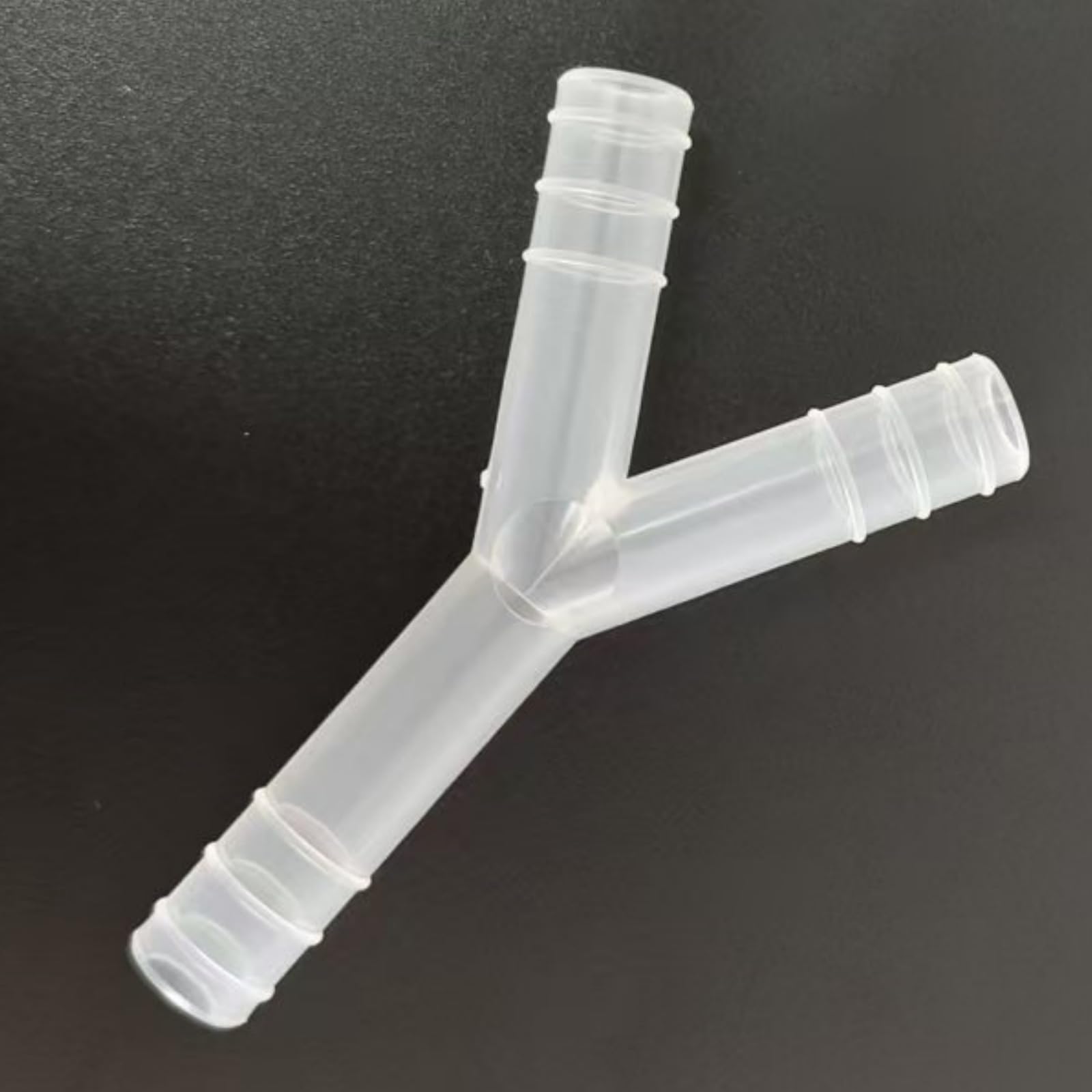 Adaptador de ajuste de púas de 3 vías, paquete de 25 conectores de manguera de plástico reutilizables para laboratorio y procesamiento de alimentos (4,8 mm 3/16 pulgadas)