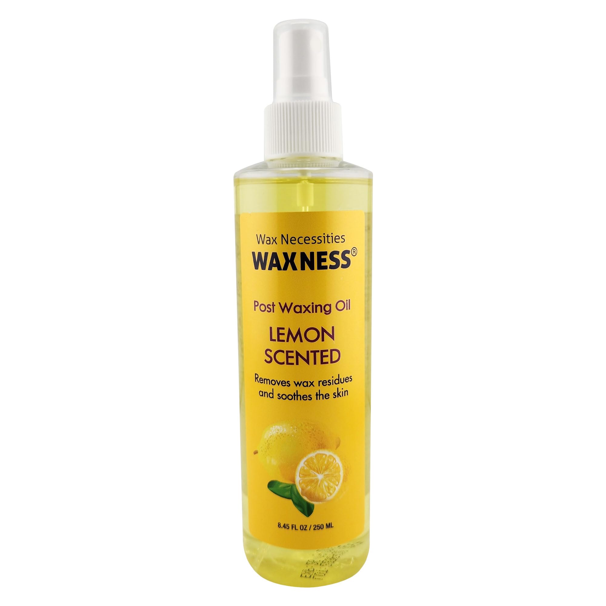 Amazon.com : Waxness Post Waxing Oil Lemon Scented 8.45 oz (250 ml