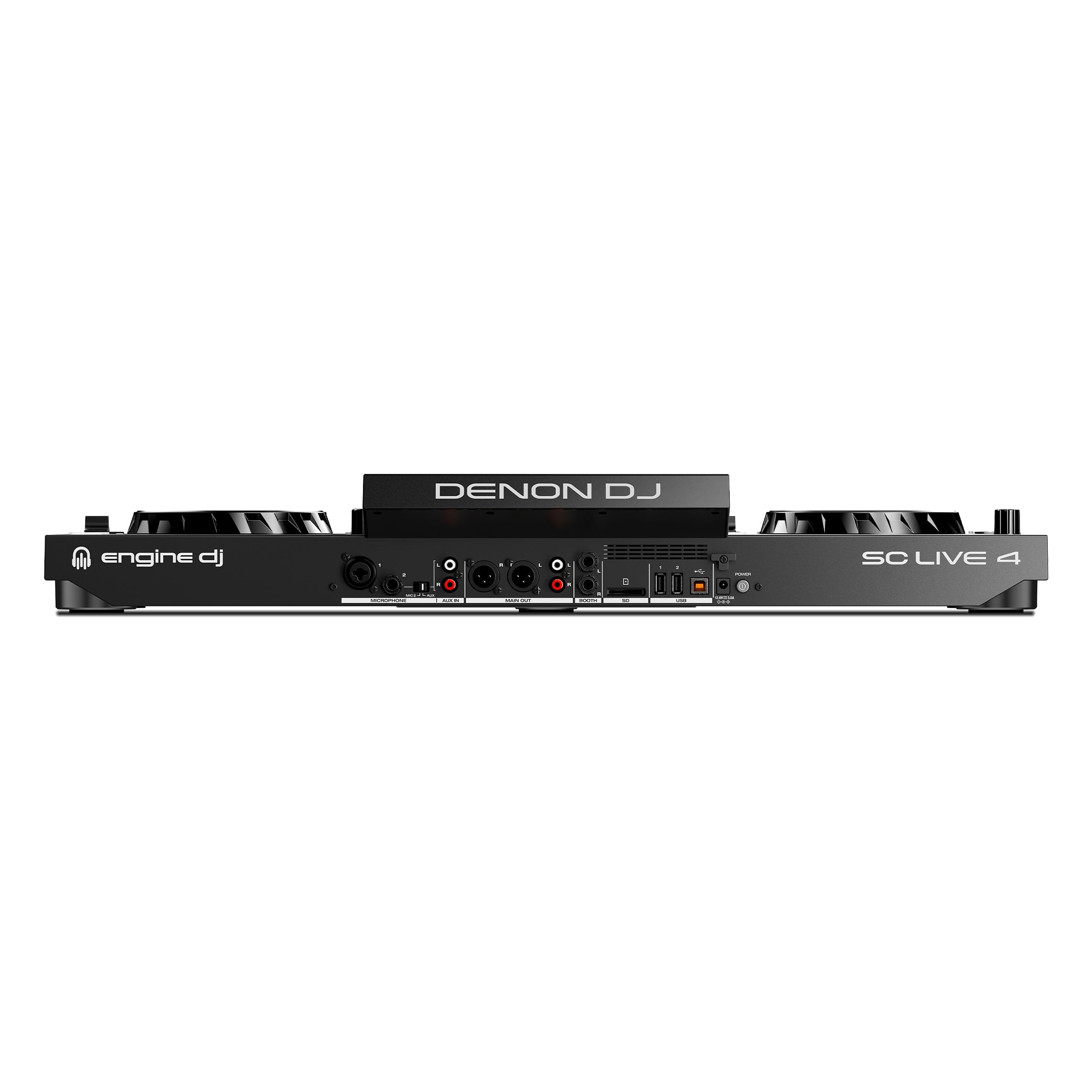 Denon DJ SC LIVE 4 contrôleur DJ autonome avec séparation Stems sur 4 platines, Wi-Fi, haut-parleurs intégrés, compatible Serato DJ et Virtual DJ