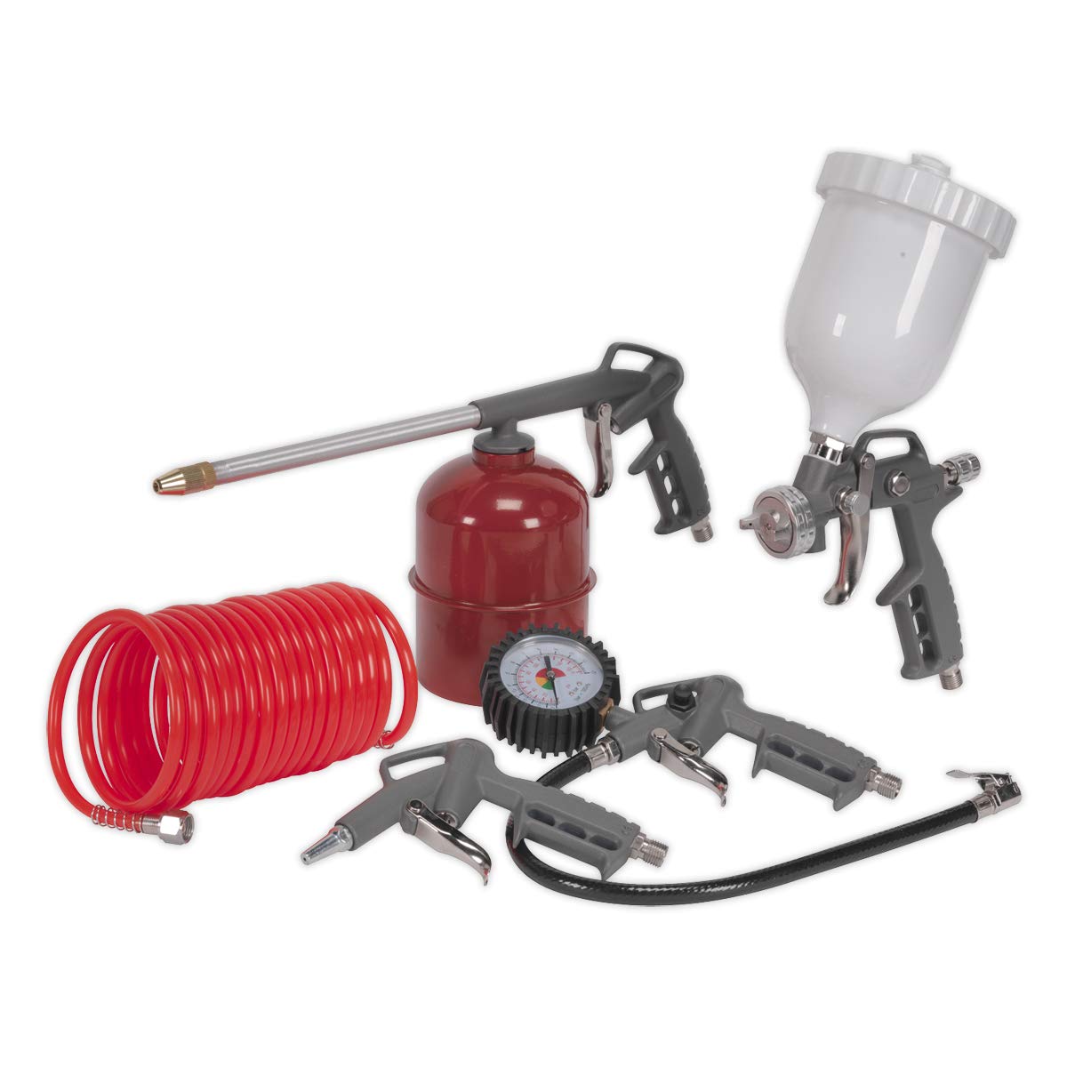 Sealey White Sa33g Air Accessory Kit 5Pc