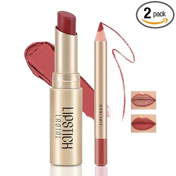 Boobeen Glitter Lipstick Hydrating Lip Balm Sparkling Shine Lip Color Nonstick Highly Pigmented Formula Gives Metallic Finish Lip Makeup for Women and Girls A-2Pcs ste-004, 0.7 Ounce Pack of 1