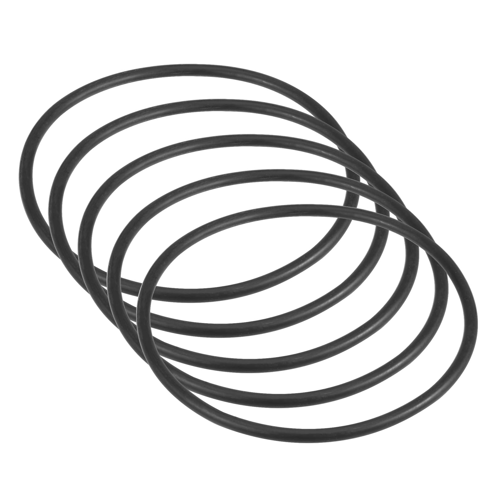 Kozelo 5Pcs Universal Sewing Machine Motor Stretchable Belt - [ 14"(361mm) Perimeter x 3/16" (5mm) Thick]for Household Sewing Machines Accessories Use