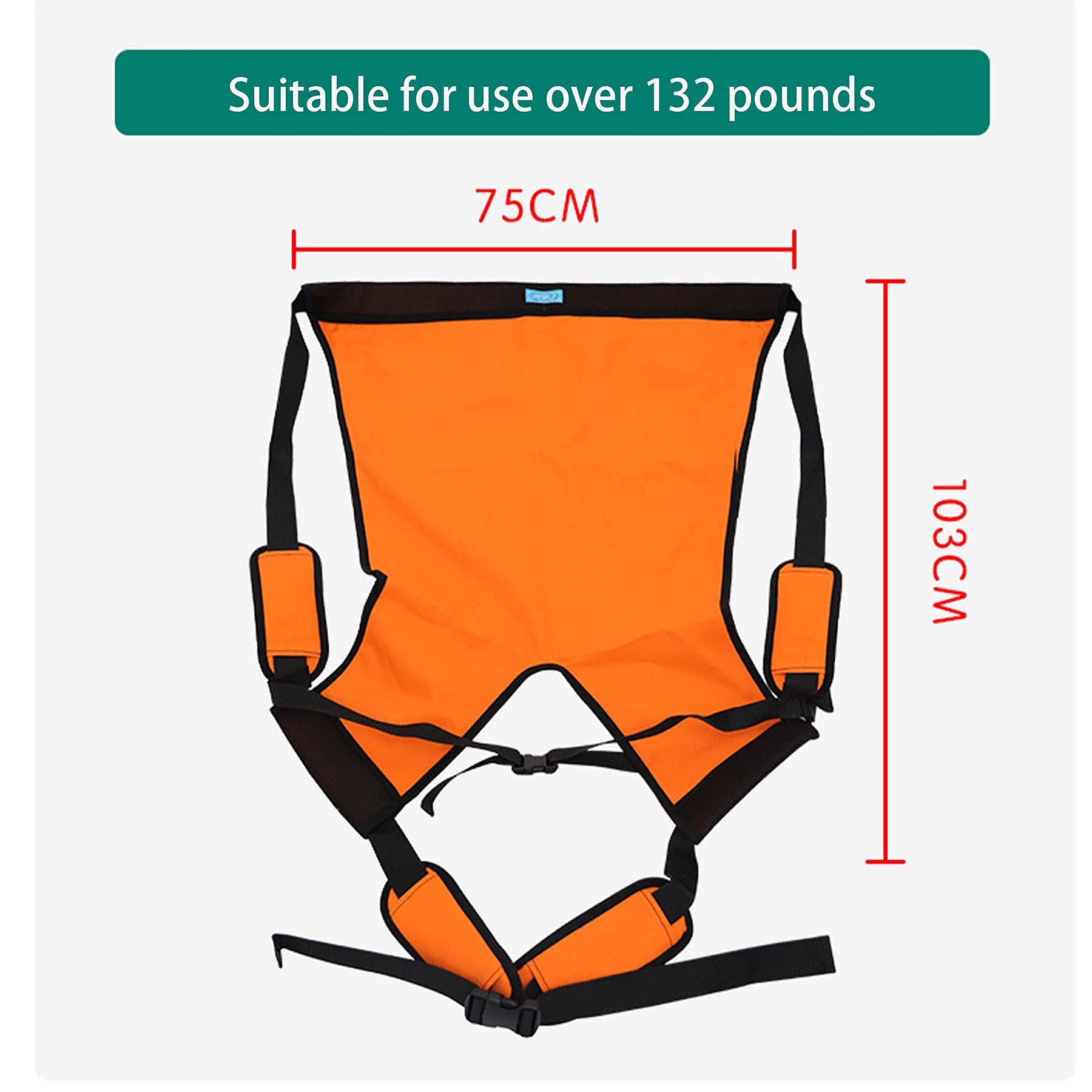 Arnés Elevador de Pacientes de Doble Capa, cinturón de Transferencia, arnés Elevador para Subir y Bajar escaleras, Cama, Silla de Ruedas, Silla, automóvil, vehículo, Personas Mayores, Personas di