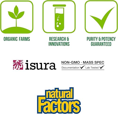 Miniatura 8 de Natural Factors 3 cerebros, pensamientos superiores, apoyo para la salud cognitiva y la función cerebral, suplemento dietético diario, 90 cápsulas