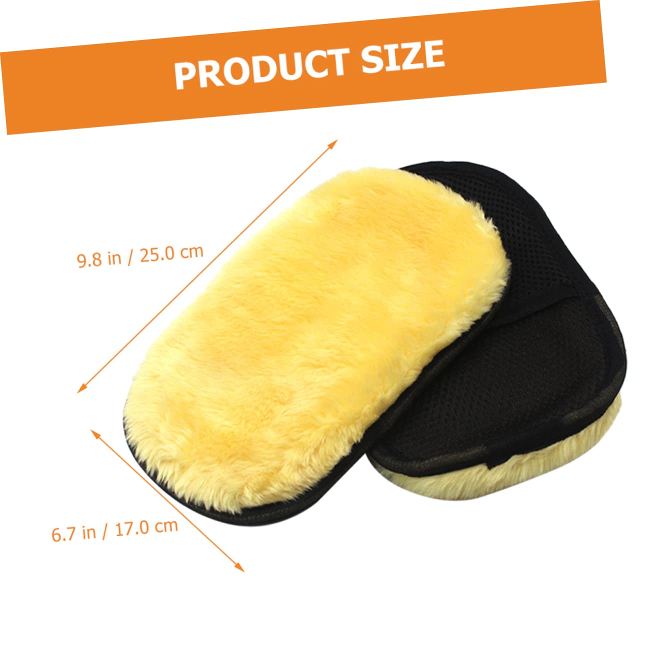 Cabilock 2 Set Guanti Da Camion Lussuosi Spugne Grandi Per Il Lavaggio Delle Auto Autolavaggio Guanto Vello Peluche Mano Esterno Potere Strumenti Per Spolverare Pile Di Lana 6 Pezzi*2
