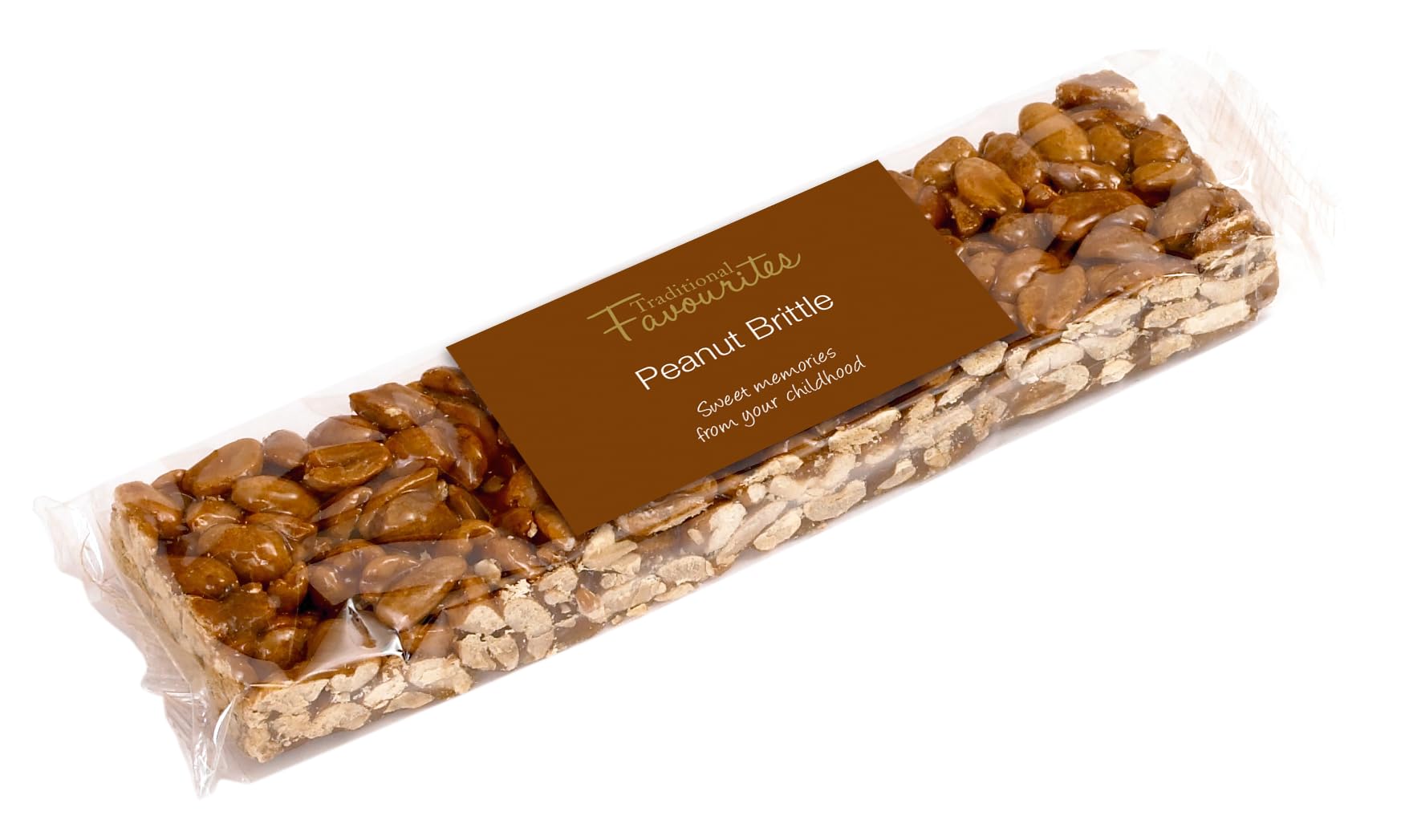 Bon Bon's Gourmet - Traditional Favourites Peanut Brittle, 100g Bar