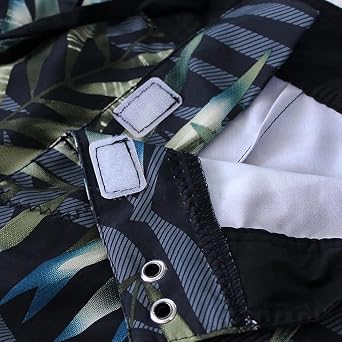 Palmwave Hawaiian microfiber, 4-Way Stretch Boardshorts - Multiple Pockets