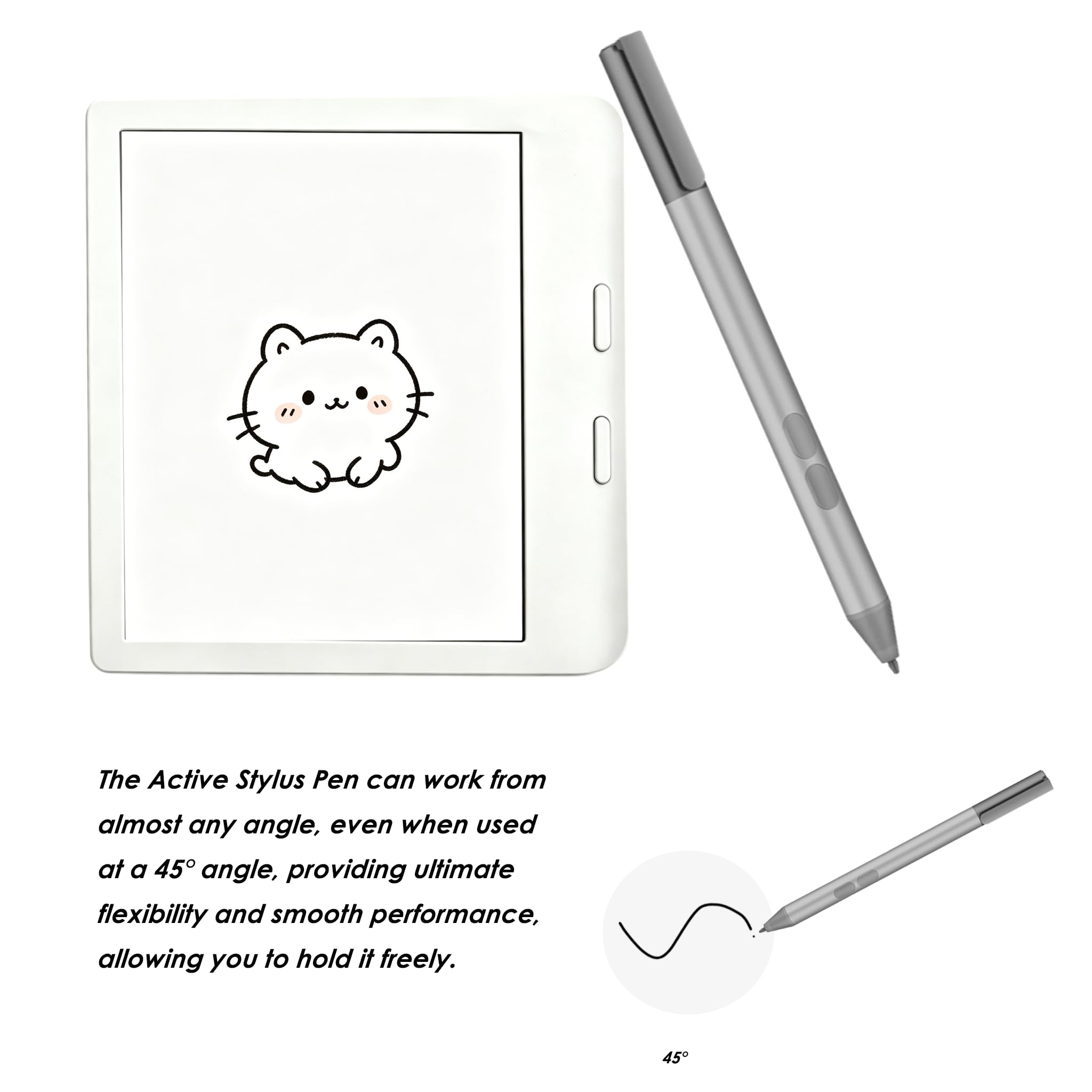 Stylet actif pour Kobo Stylus 2 compatible avec Kobo Libra Colour Pen compatible avec Kobo Libra Colour eReader Pen