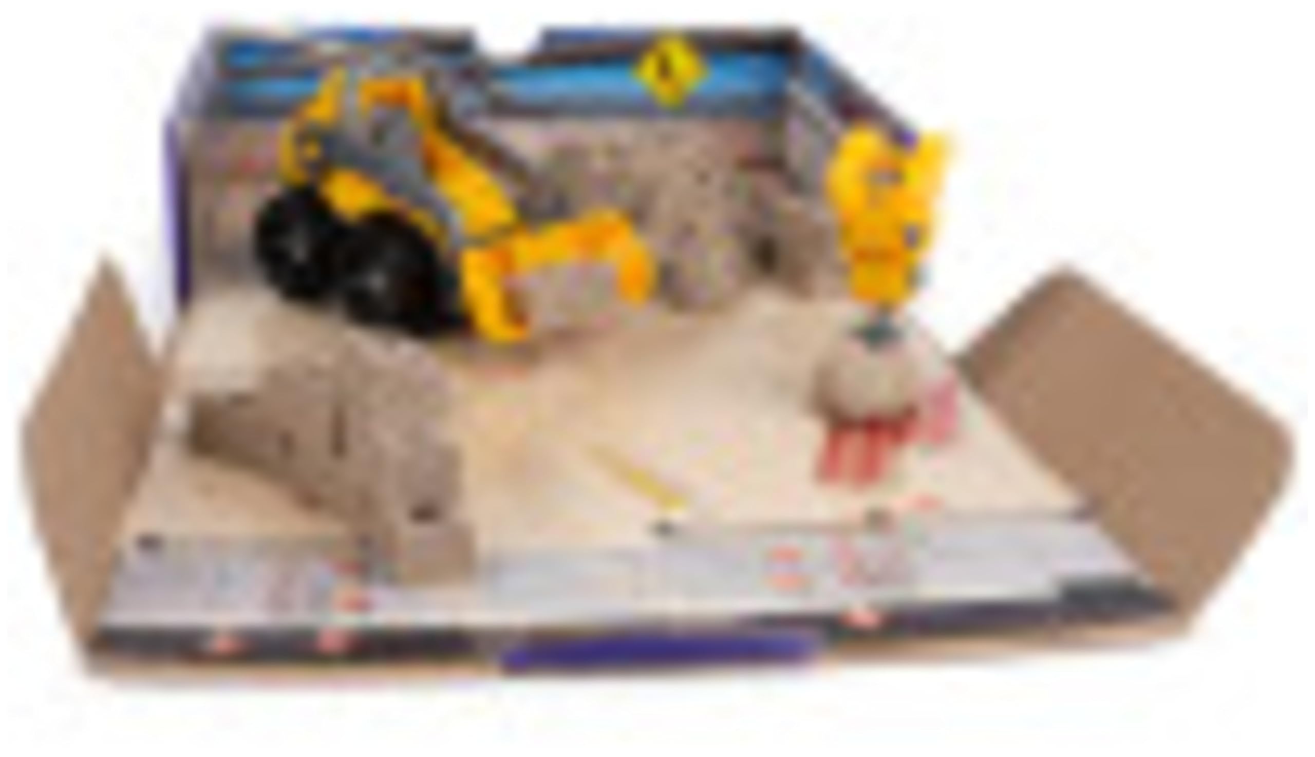 Kinetic Sand, Set Cantiere con Veicolo da Lavoro, 454Gr di Sabbia, dai 3 Anni - 6044178
