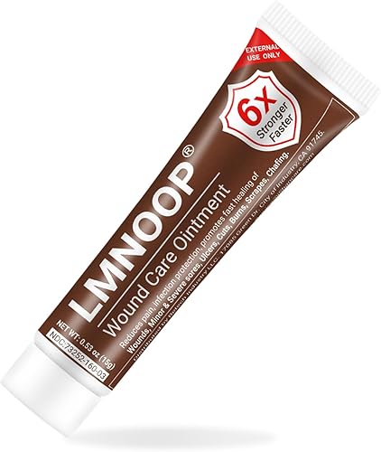 LMNOOP Crema para el cuidado de heridas, ungüento curativo y reparador de la piel para infecciones, úlceras, cortes, raspaduras, quemaduras,