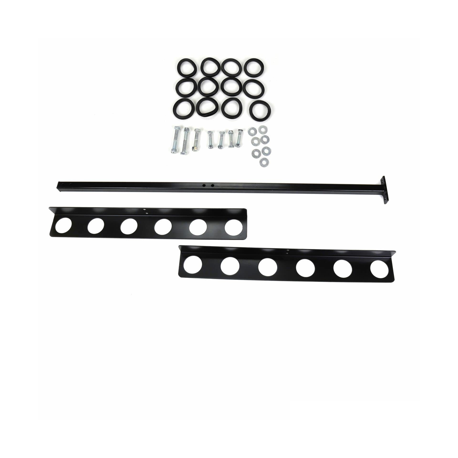 Open Flat Bed Trailer Hand Tool Heavy Duty Steel with Grommetts landsfoPing Shovel rake storaa 8