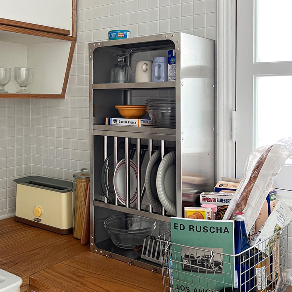 ステンレスキッチンラック オグレ O'gre Sサイズ ウォールシェルフ 食器棚 ステンレスキッチンラック オグレ O´gre Sサイズ ウォール