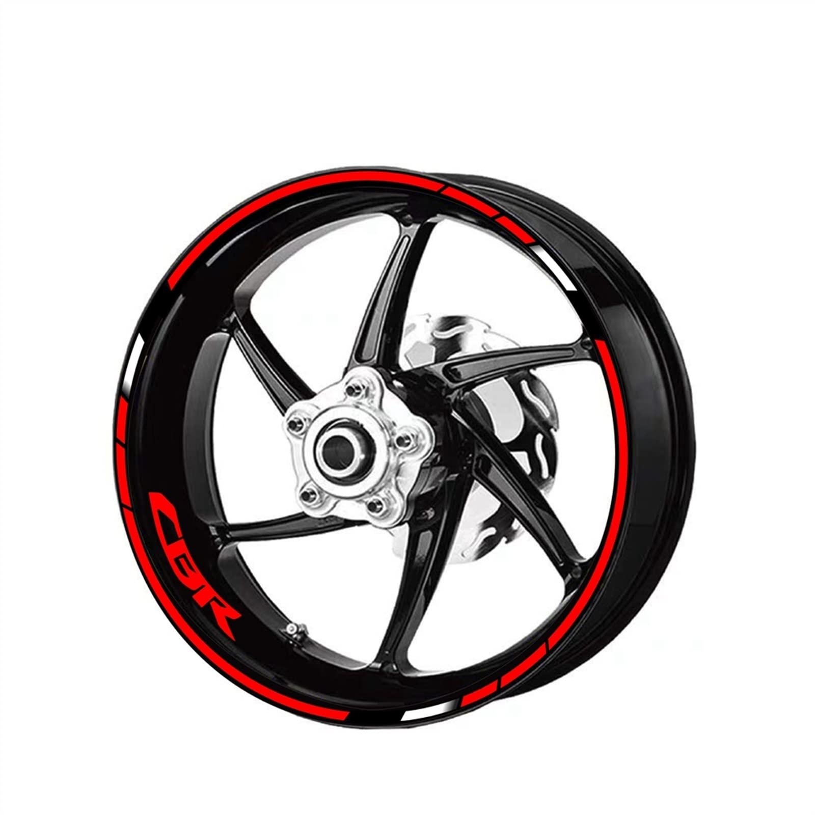 Reflektierender Motorrad-Radaufkleber - 17 Zoll, Wasserdicht, Für Repsol CBR CBR650rr, Einfache Montage