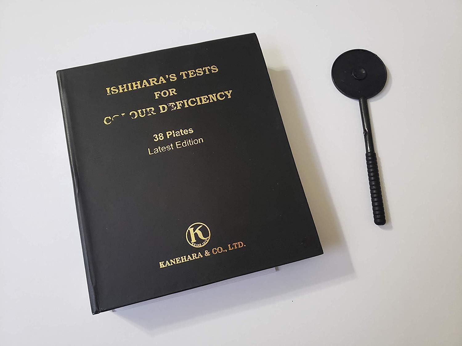 Cosmid Ishihara Test Chart Book for Color Deficiency 38 Plates with User Manual and One Eye OCCLUDER_154_Pack of 2