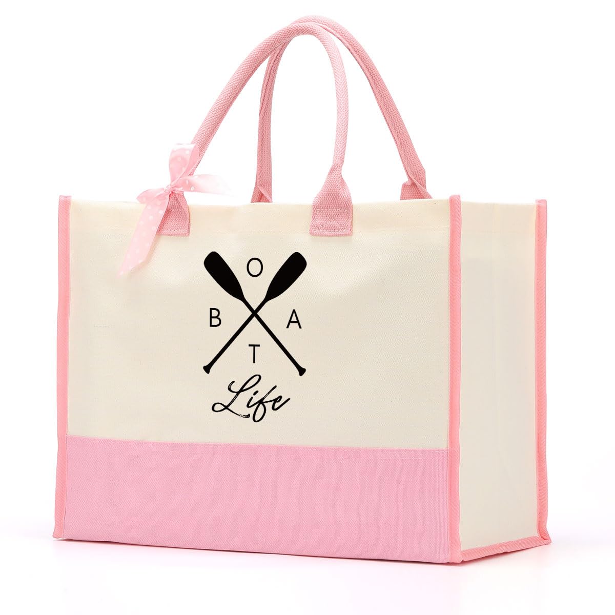 XHKCanvas tote bag Beach Bag Reusable Grocecy Bag Travel Bag for Women Girl