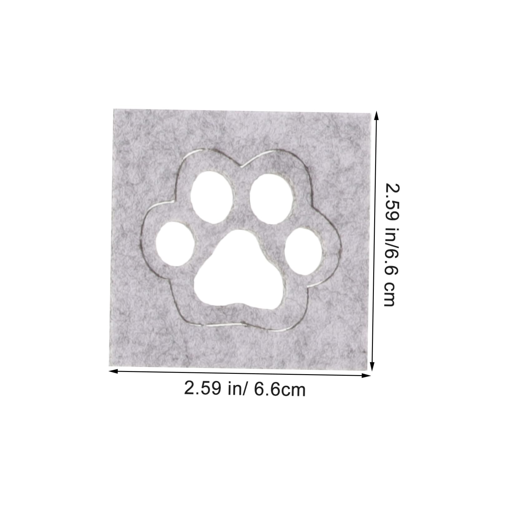 HOMSFOU 5Pcs Wool Felting Molds for DIY Crafting Applique Templates for Needle Felting for Beginners Includes Hand Heart Cat Paw Footprint Zodiac Patterns