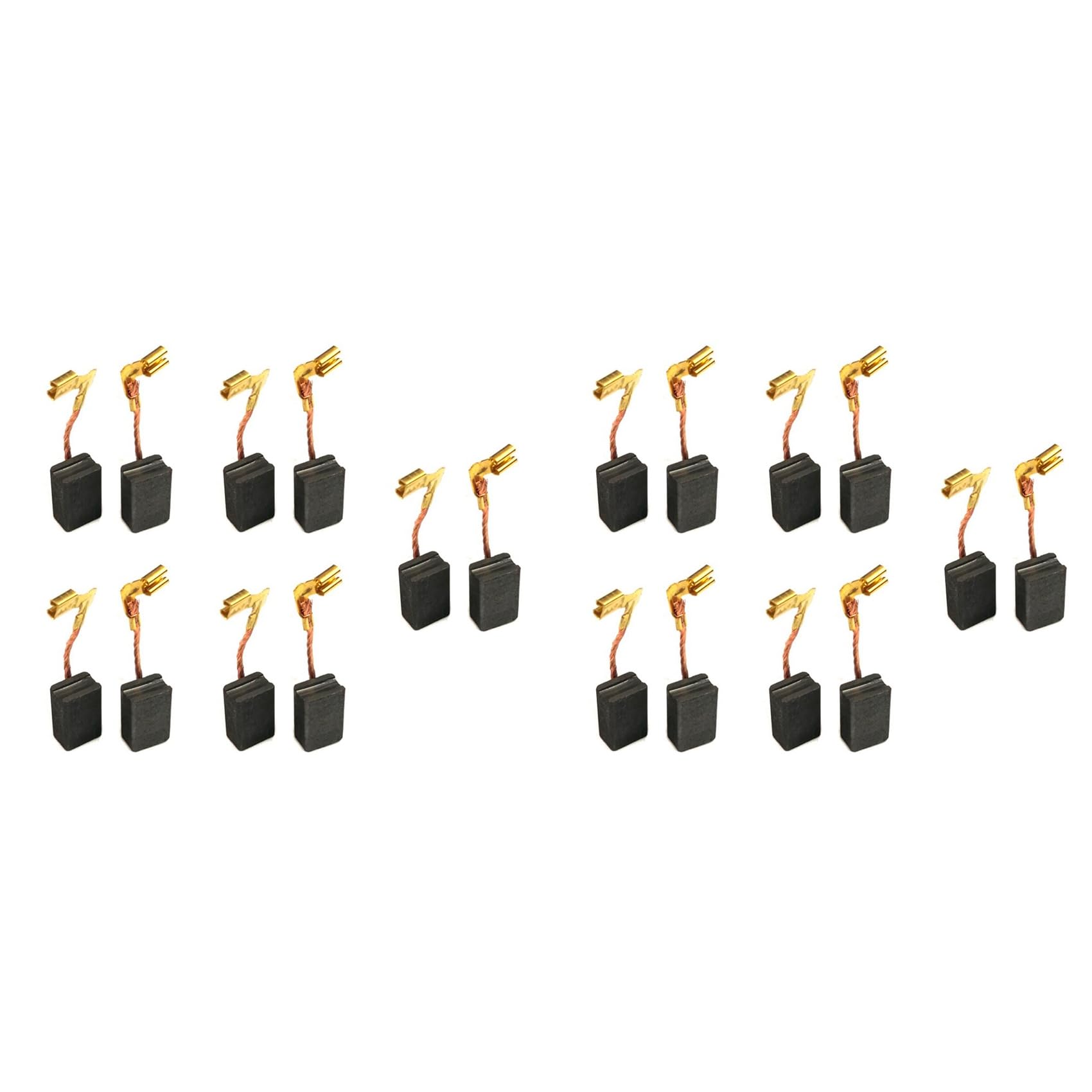 Jnchdghwa Black&Gold 20Pcs Carbon Brushes Engine Coal Brushes Cb459 Replacement For Ga4534 Ga5034 Js1000 Ga5030 Angle Grinder