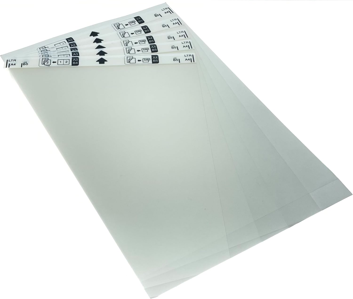 5 X CS-A3301 Scanner Carrier Sheet Scan A3,B4,Damaged Torn Wrinkled Fragile Paper Documents Photos Compatible with Brother ADS-2700W ADS-3100 ADS-3300W ADS-4100 ADS-4300N ADS-4500W ADS-4700W