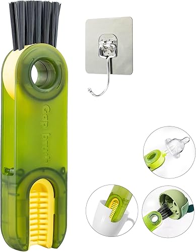 Cepillo de limpieza multifuncional 3 en 1, cepillo de limpieza Grand Kitchen 3 en 1, cepillo de limpieza multifuncional, cepillo de limpieza de tapa