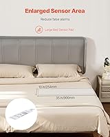 Vista 4 de VEVOR Sistema de alarma de cama de alerta temprana, almohadilla de sensor de cama inalámbrica con botón de llamada y localizador, alarmas