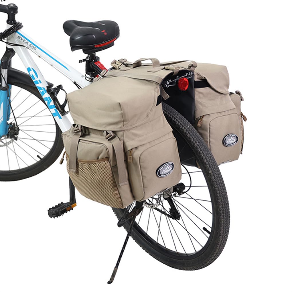 Bolsa para bicicleta de montaña debajo del asiento, impermeable y resistente a roturas. Fácil de instalar. Bolsas de lino para bicicleta para, verde