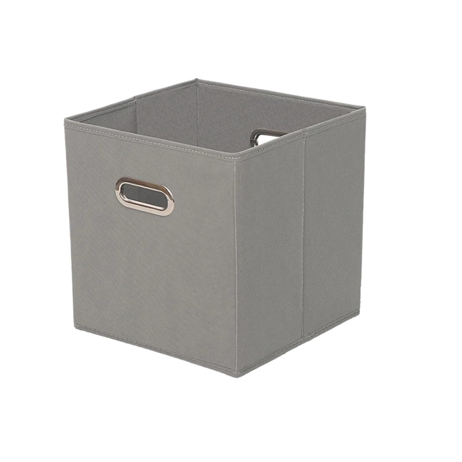 CGUOHU 6pcs Fabric Cloth Storage Box For Book Clothes Toys Sundries Foldable Closet Drawer Organizer Bins Basket For Wardrobe Storage(Grey)