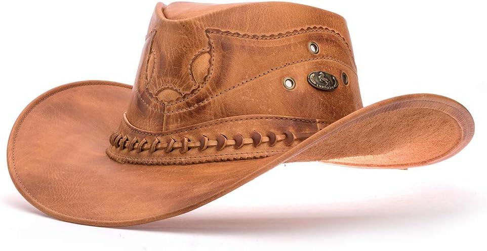 Chapéu Masculino Em Couro Legitimo Americano Cowboy em promoção! Veja a oferta e mais achadinhos de Bonés & Chapéus Hoje é o melhor dia para comprar Chapéu Masculino Em Couro Legitimo Americano Cowboy com aquele preço maroto! Promoção! Aproveite a oferta!