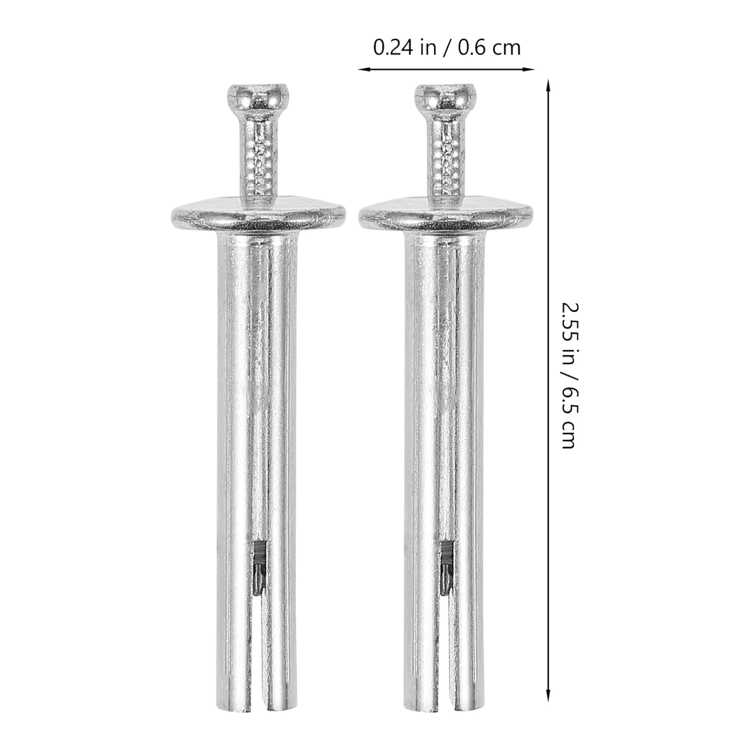 SOLUSTRE 10pcs Heavy Duty Drive Nail Anchors for Concrete Quick Installation Expansion Nails for Wall Fixing for Professionals and DIY Enthusiasts