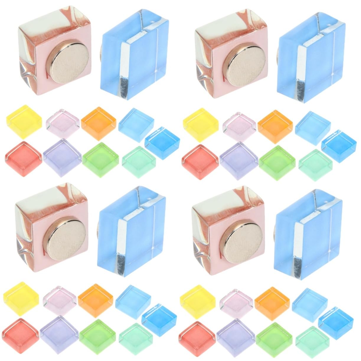 Alipis 40pièces Magnets pour Réfrigérateur Décoratifs pour Tableau Magnétique Et Bureau Adhésion Forte Et Facile à Utiliser pour Cuisine Et Organisation