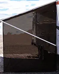 Tentproinc Toldo Rv Tela Lateral para Proteção Solar 9'X7'(Marrom) Tela de Malha para Guarda-Sol Kits Completos para Trailer de Acampamento para Motorhome Toldo para Proteção Contra O Sol, Dossel, Blo