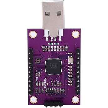 Fafeicy Module FT232H USB to JTAG UART/FIFO SPI / I2C Module Multi-Function Module with 3 Pin Headers Serial Adapter for Computer Cable No Firmware Programming Required