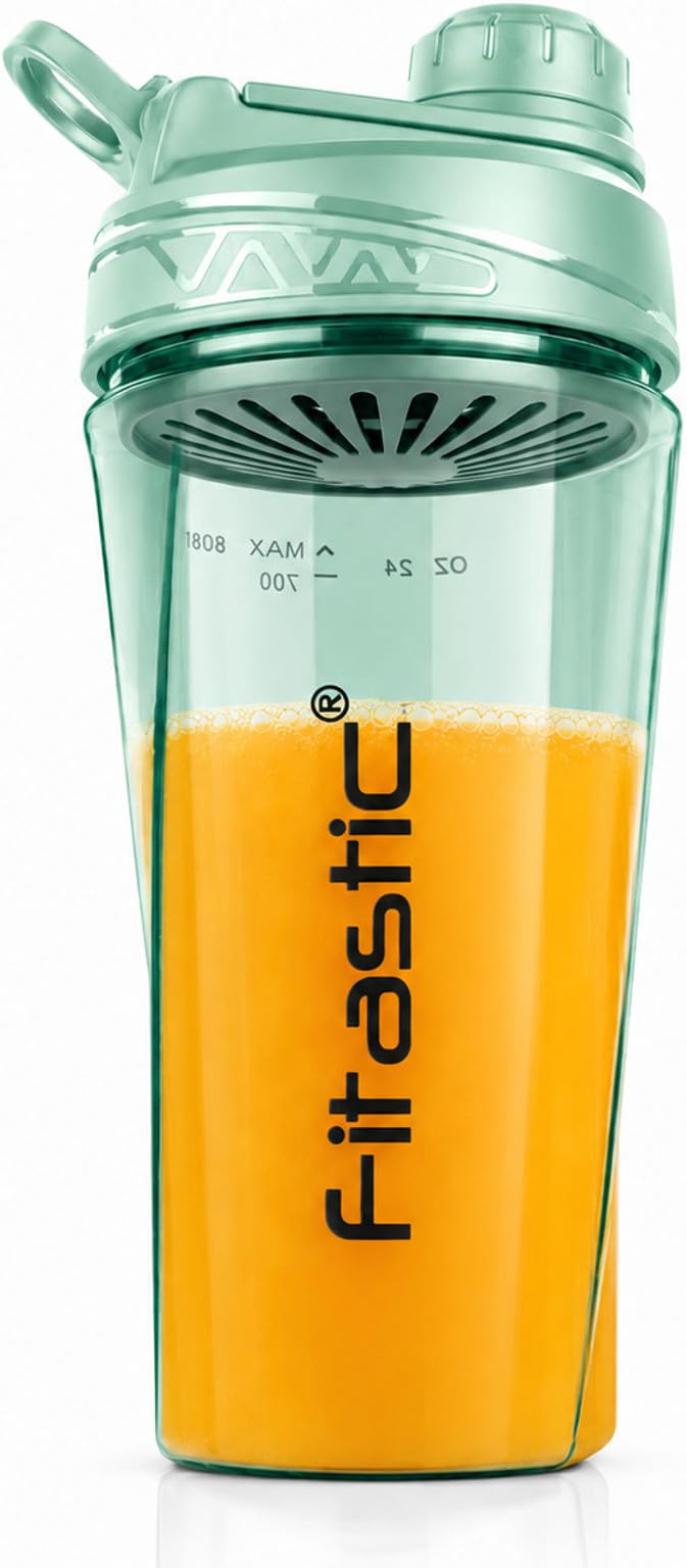 Avatar Premium Protein Shaker Bottle | Patented Vortex Mixing Technology 700 ml Tritan Shaker (Pack of 1, Light Green)-image-11