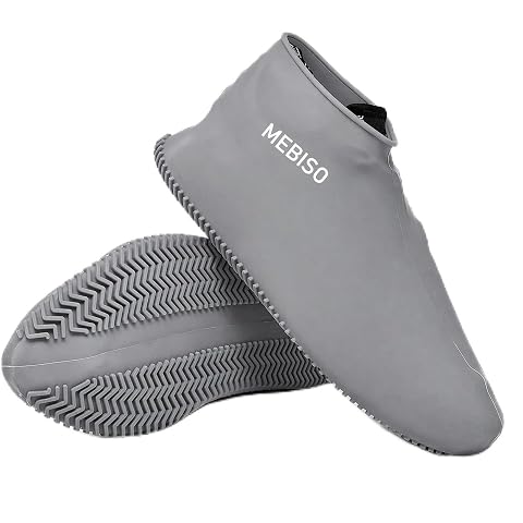 ARUNNERS Waterproof Silicone Shoe Covers with Zipper — Anti-Slip Sole