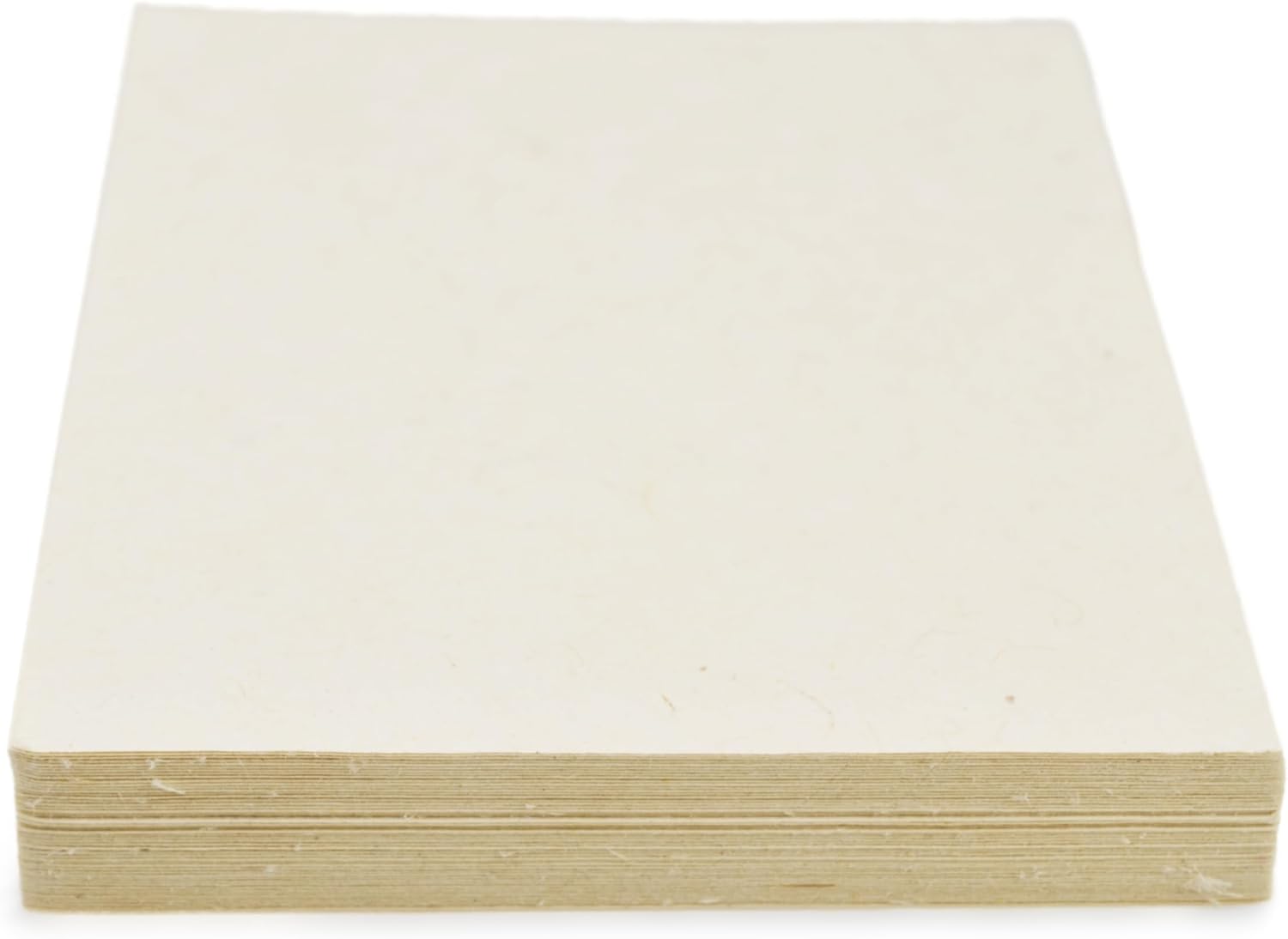 Kathmandu Valley Co. Deluxe 5x7 inch Lokta Card Stock Paper (Japanese Washi Method) with Clean-cut Edges for Vintage Stationery, Printing Decorative Wedding Invitations. Handmade in Nepal (50 Sheets)