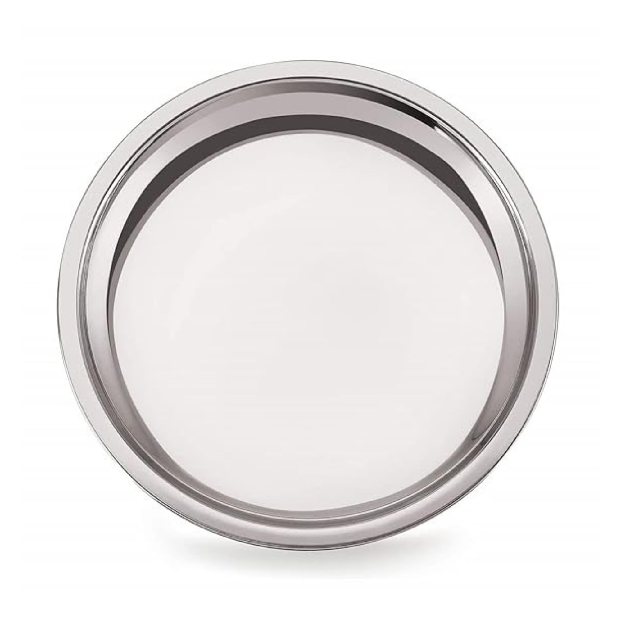 KITDOR Stainless Steel Atta Parat for Dough Kneading (Extra Large) | Multipurpose Mixing Parat for Serving, Mixing & Storing | Dough Bowl for Kitchen and Organizing Veggies (Size-18, Diameter- 40 cm)