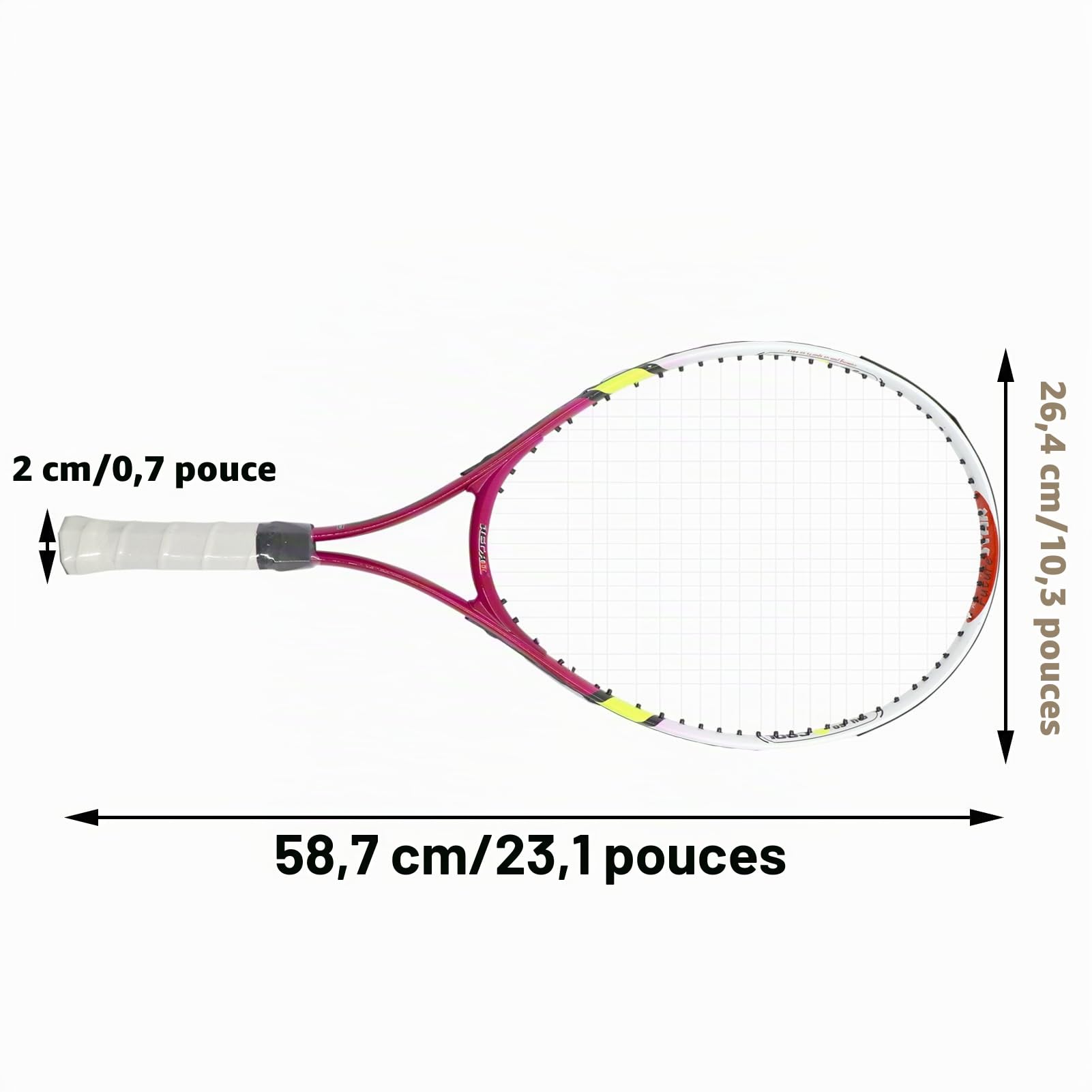 Lifup Raquette de Tennis pour Enfants de 5-12 Ans, Raquettes de Tennis avec Sac de Tennis