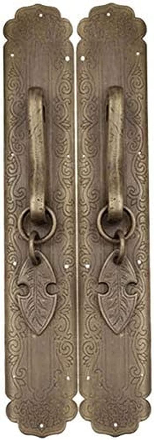 Chinese Classical Door Handle Door Handle Chinese Handle Classical Knocker Antique Handle Copper Parts Grating Door Handle Furniture Handles Knocker Closet (A)