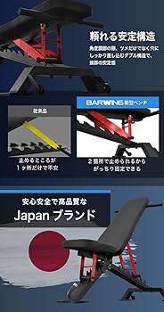 Amazon.co.jp: BARWING(バーウィング) 3WAY 3WAY トレーニングベンチ