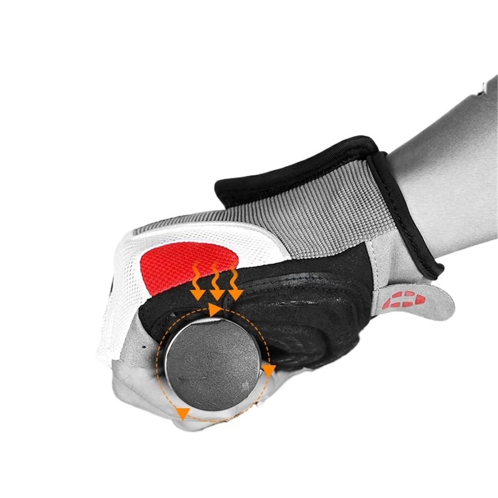 Guanti da ciclismo con cuscinetto in gel antiurto a mezze dita, per uomini e donne, compatibili per sport giganti, estivi e mountain bike e fitness