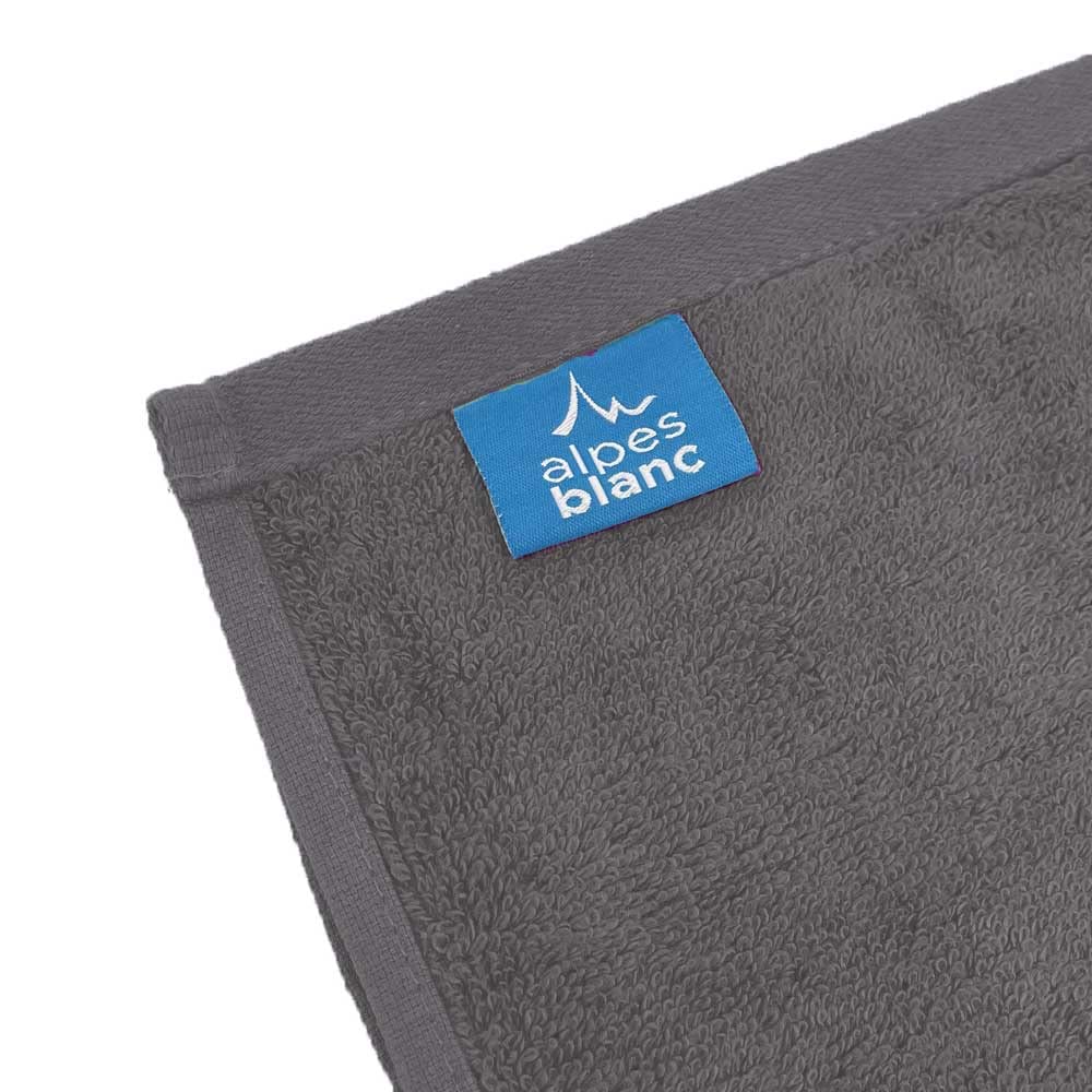 Alpes Blanc zestaw ręczników kąpielowych 600GR 100% bawełna/ręczniki i pościel łazienkowa/zestaw ręczników kąpielowych/pościeli (antracyt/ciemnoszary (zestaw_100_x_150)