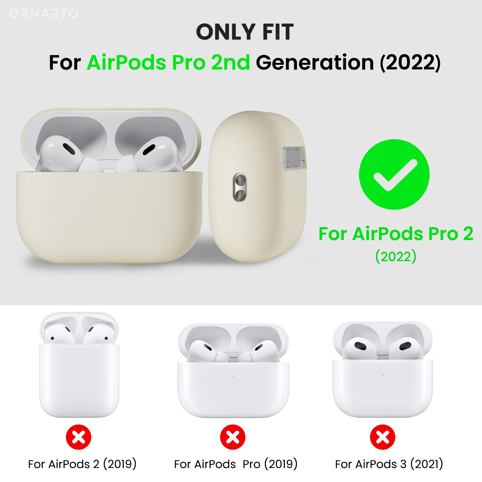 Custodia Colorata Per AirPods Pro 2 (2022/2023) - Con Laccio - Protezione Completa - Colore Turchino - Foto 5