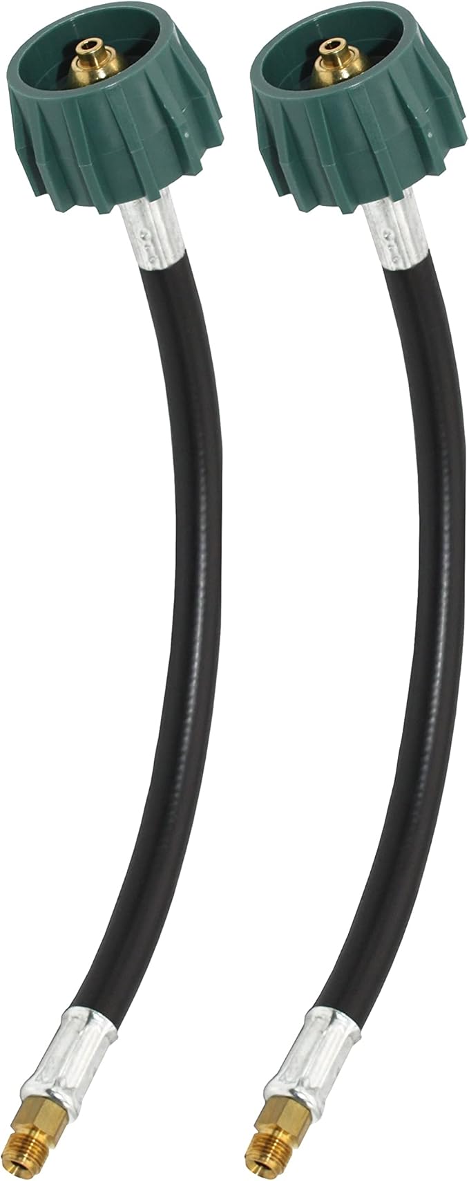 Flame King E12INPTX2 2Pack 12inch Pigtail Hose